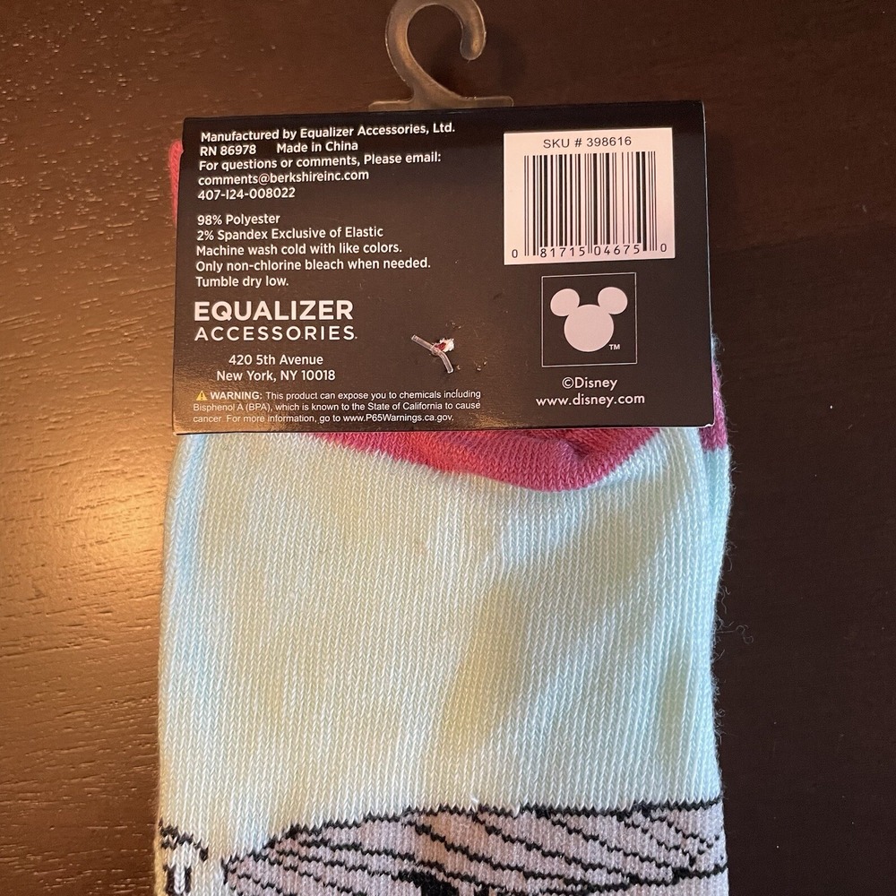 NEW The Nightmare Before Christmas Jack & Sally  Crew Socks Unisex Size 9-13 - Picture 5 of 5